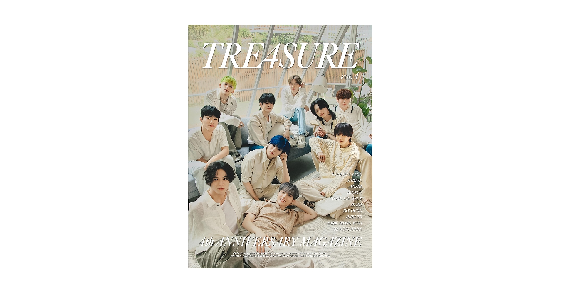 Amazon.co.jp: TREASURE 4th ANNIVERSARY MAGAZINE（韓国盤