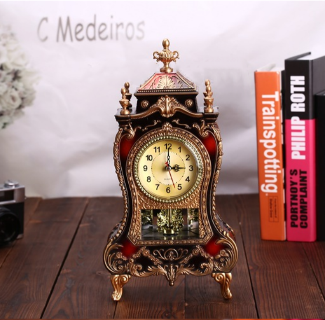 Amazon.com: Table Clock, Vintage Style Plastic Table Clock Antique