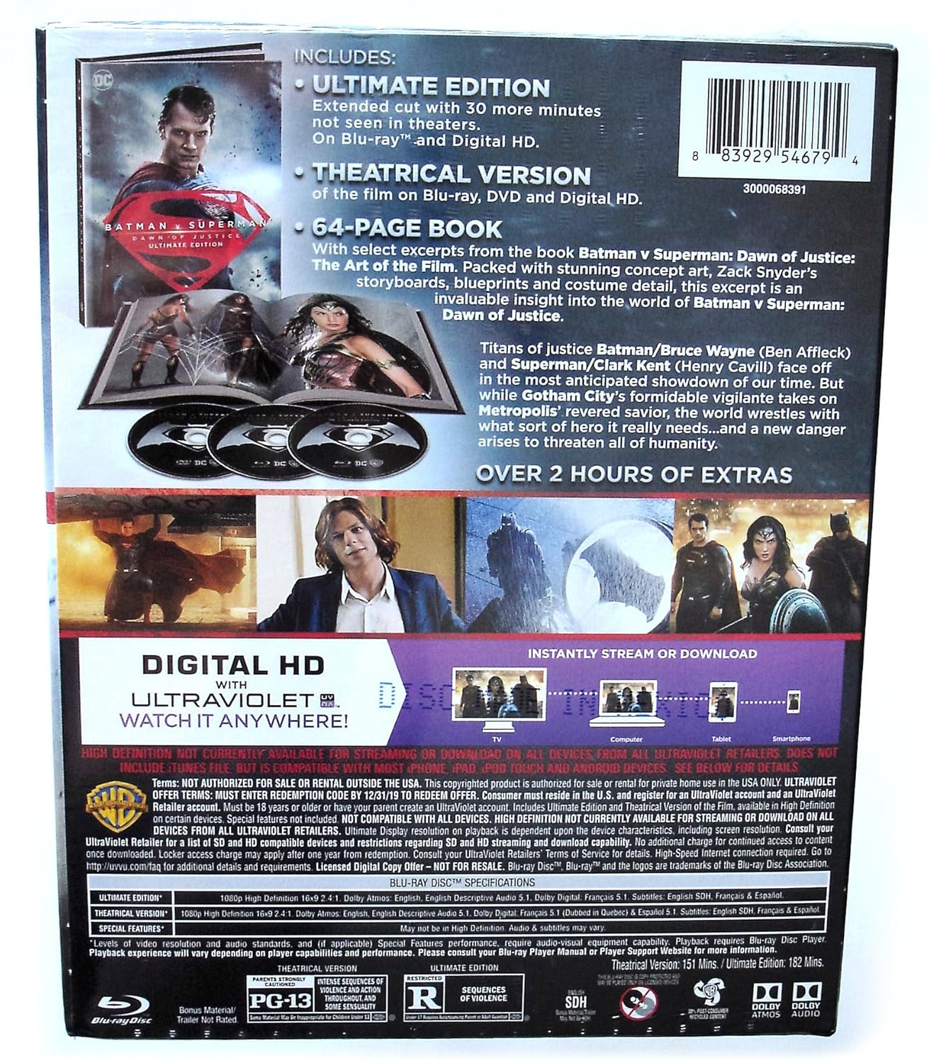 Batman v Superman: Dawn of Justice, Ultimate Edition
