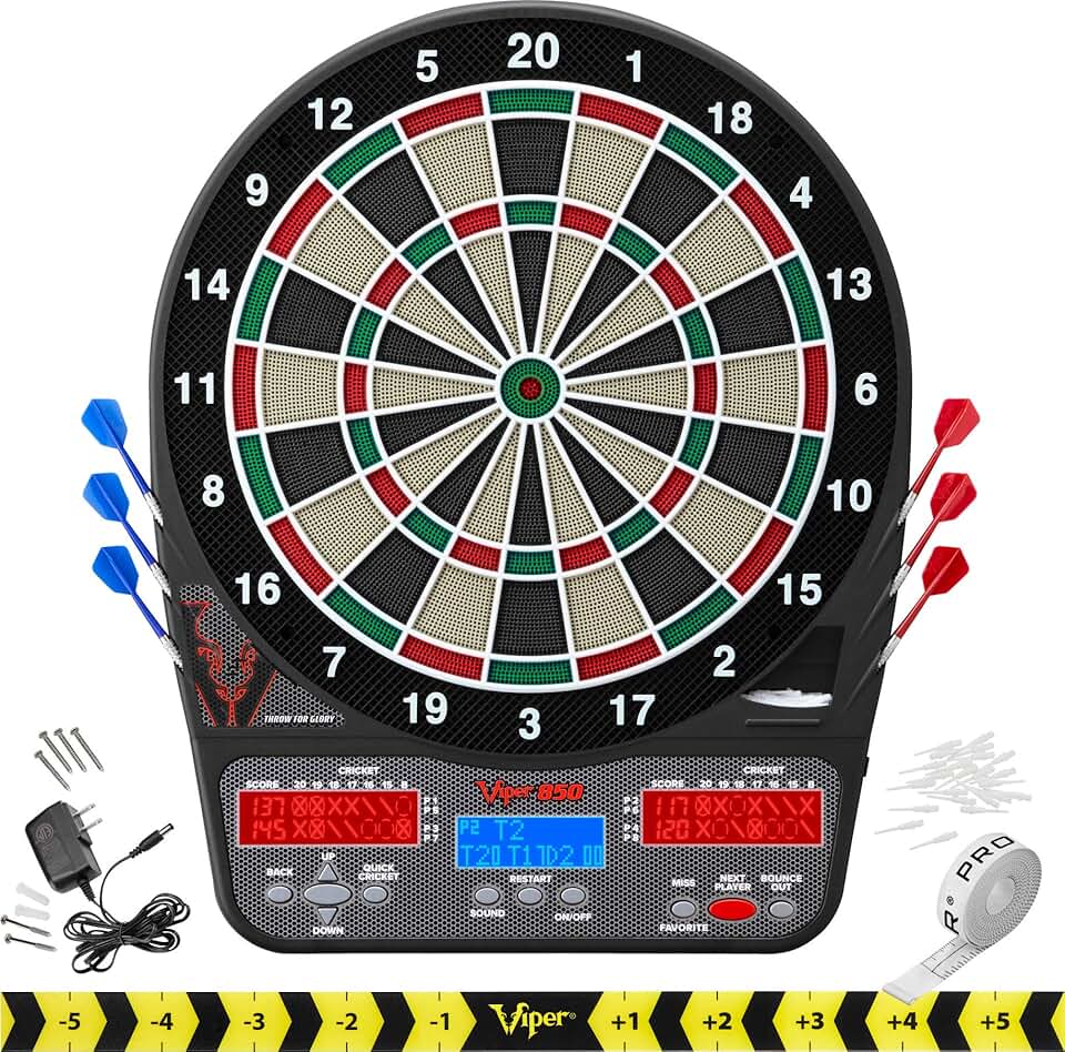 electronic bristle dartboard