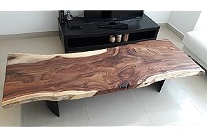 Live Edge Natural Coffee Table made from Solid Wood