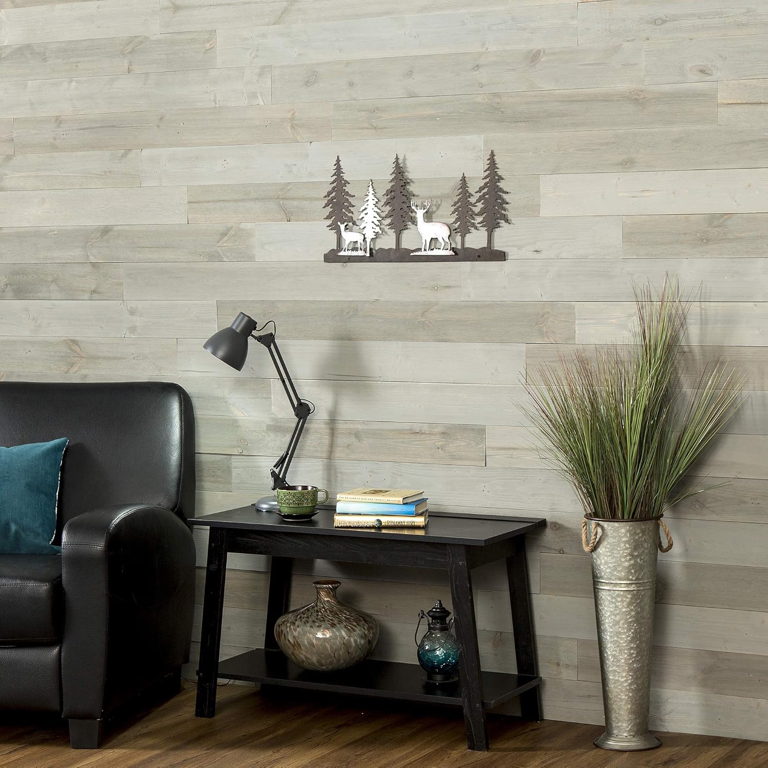 TOP оƒƒERS Rustic Grove Wood Planks (Mixed Gray-Light)