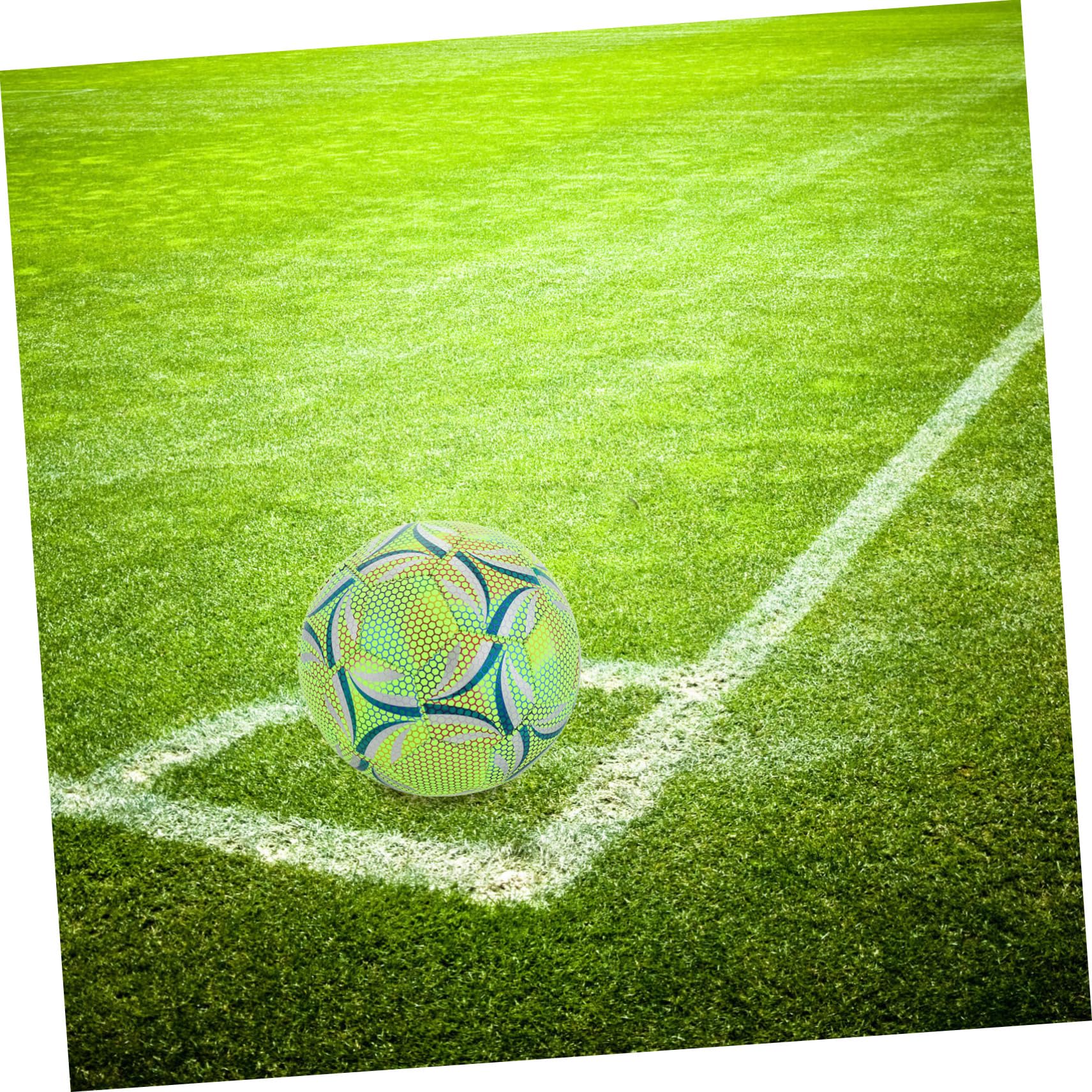 Toyvian Fútbol Luminoso Brillante Adultos Balón de Fútbol de Material Entrenamiento y Nocturno Seguro y Divertido