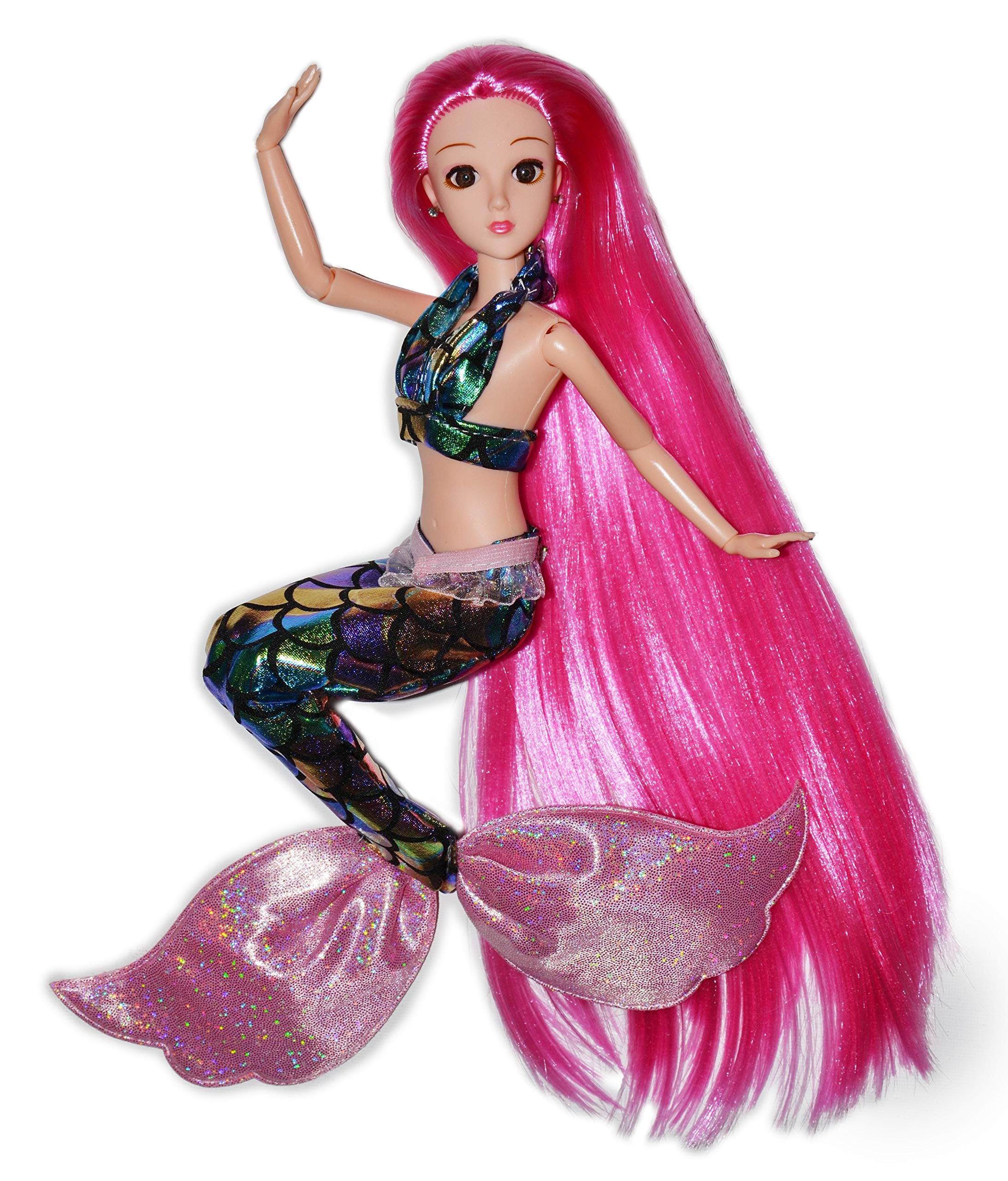 pink mermaid doll