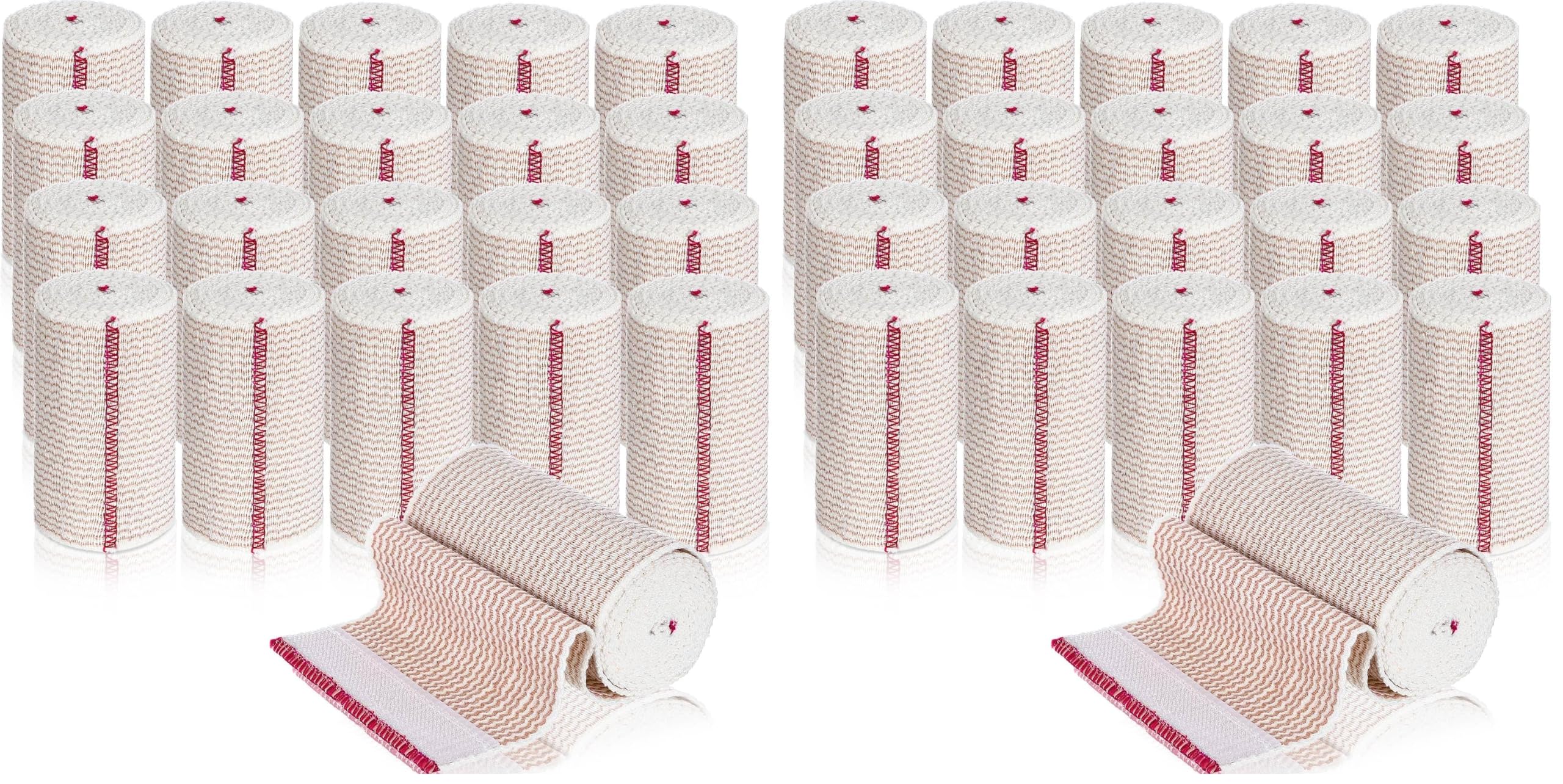 Reginary 20 Pack Elastic Bandage Wrap 3 Inch Red Trim — Amazon image 13