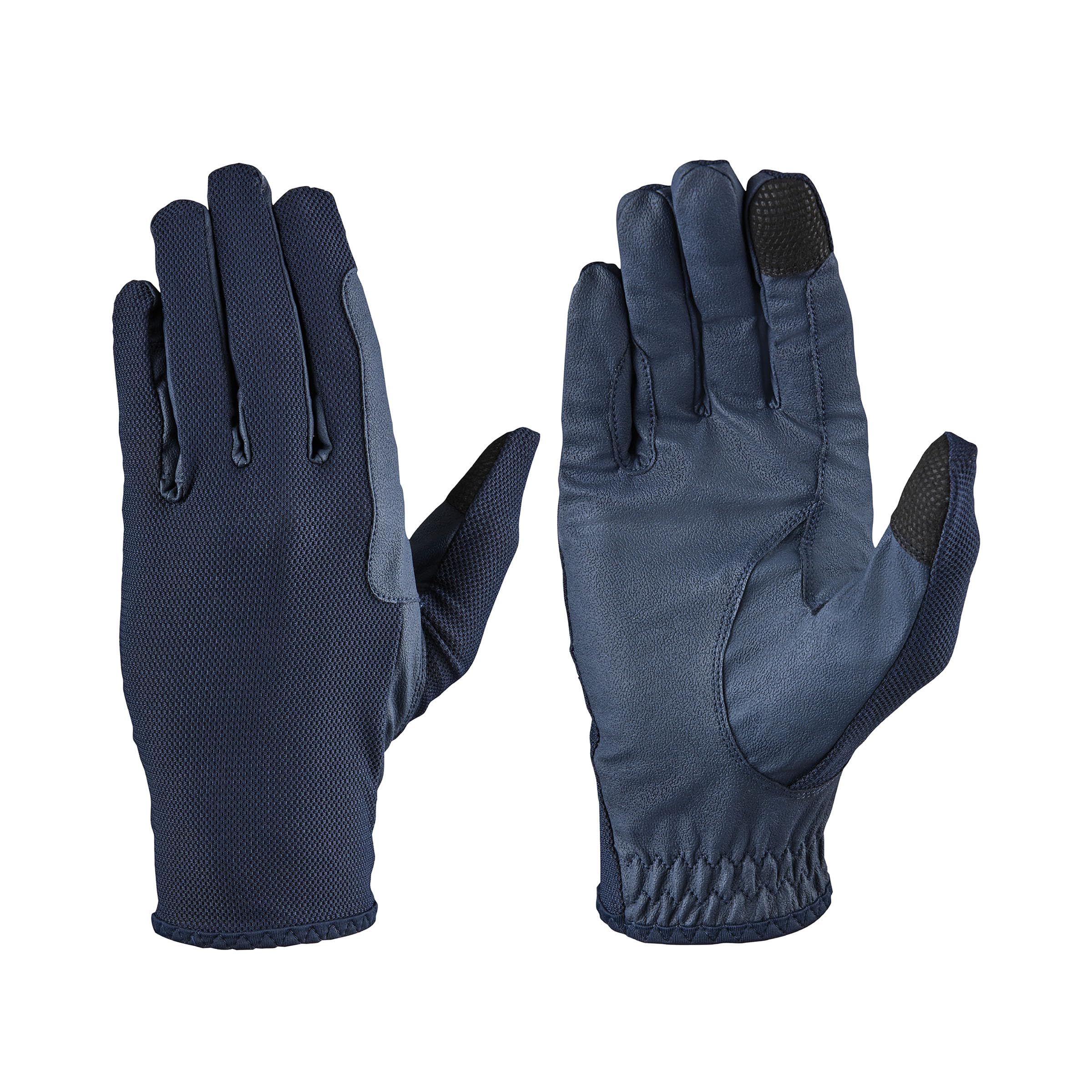 Dublin Pull On Cool Mesh Riding Gloves, Navy, Extra Small/5
