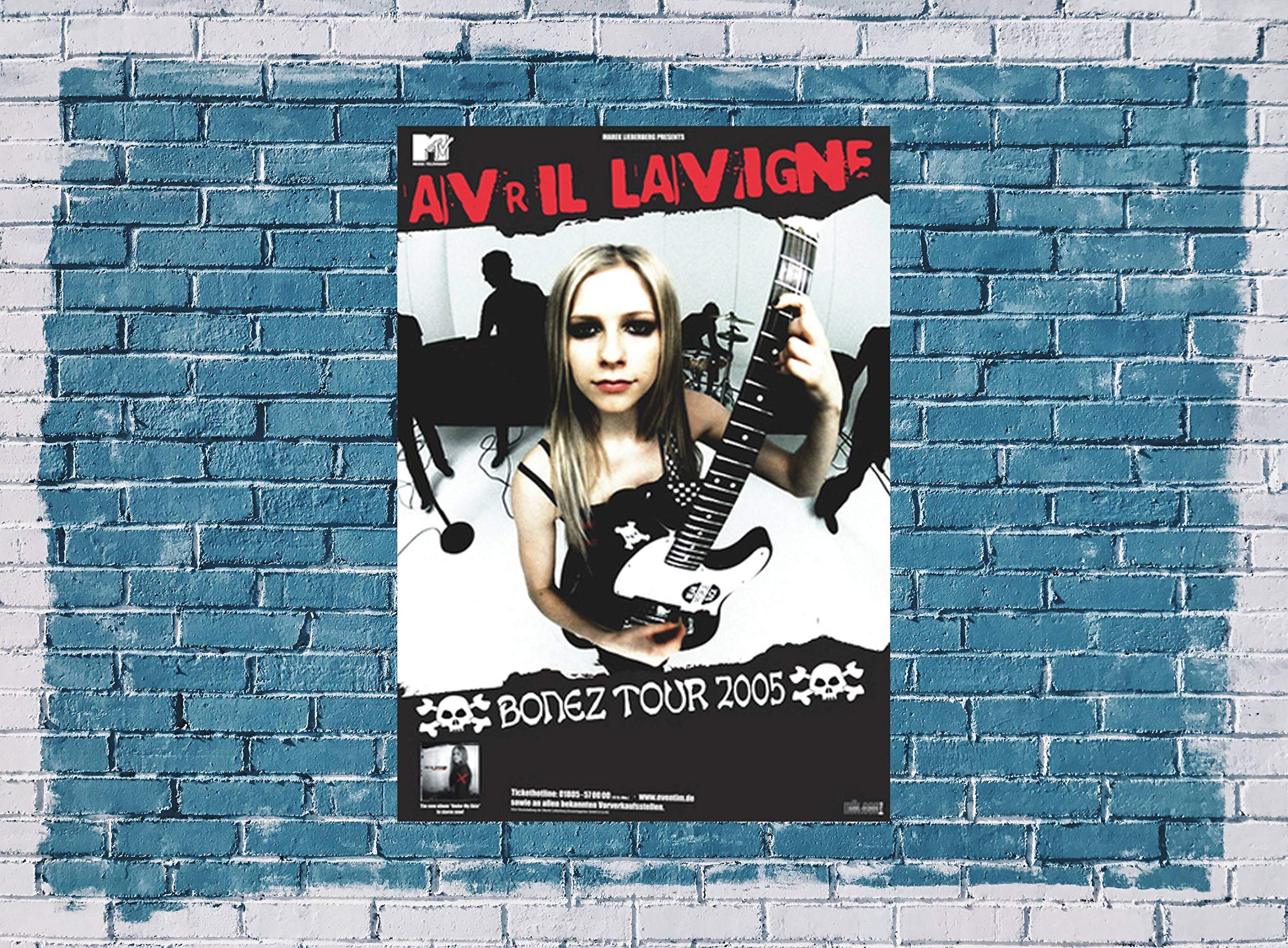 Avril Lavigne - Bonez, 2005 » Konzertplakat/Premium Poster | Live