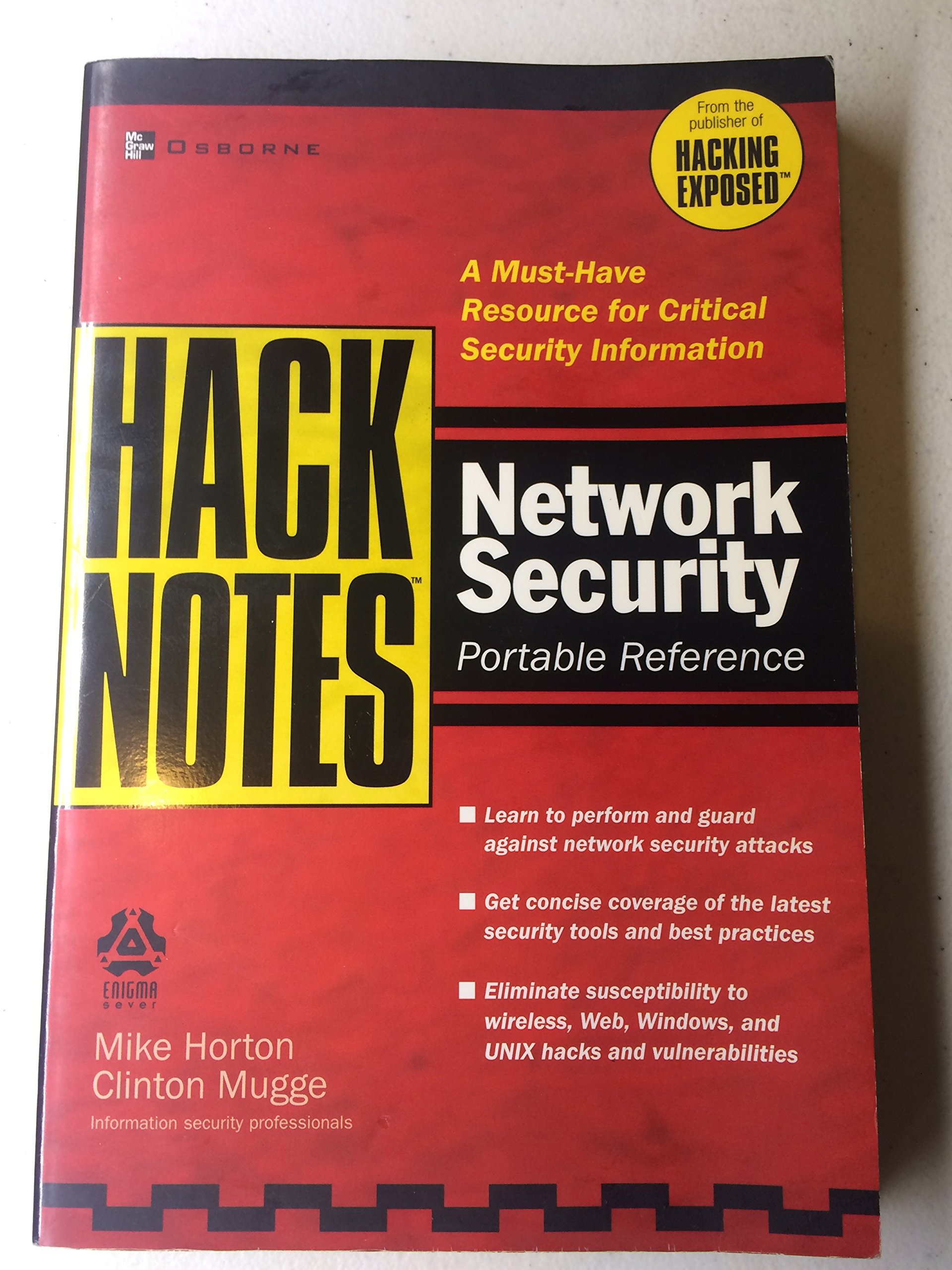 HackNotes Network Security Portable Reference