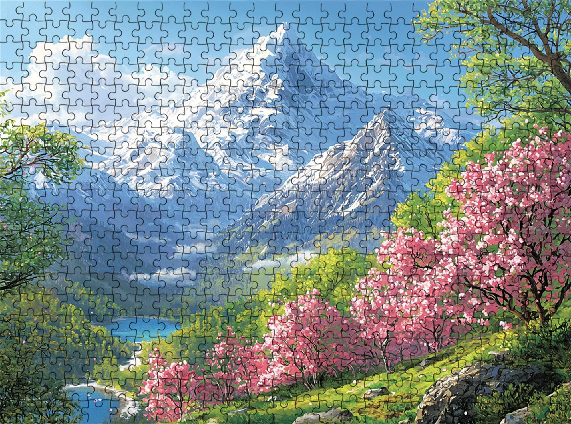Puzzle 6000 elementów, łańcuch góry krajobraz puzzle 6000 elementów dorośli i dzieci, wysokiej jakości artystyczna łamigłówka, 179,5x105,5 cm Klasyczna gra Puzzle dla dorosłych, prezent dla mężczyzny