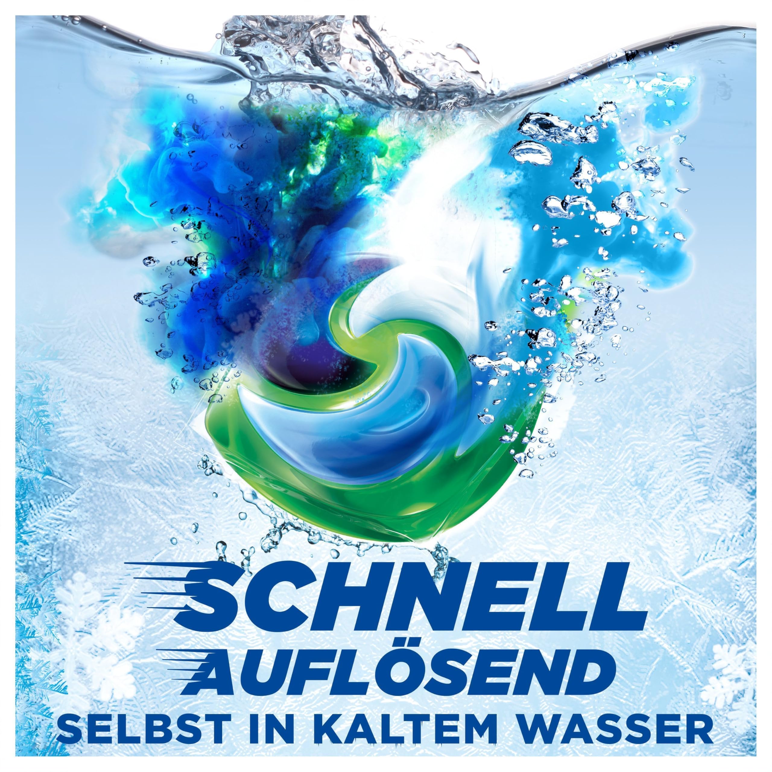 Ariel Waschmittel All-in-1 PODS 76 Waschkapseln, Touch of Lenor Unstoppables, Universal+, Porentiefe Reinheit für lang anhaltende Frische