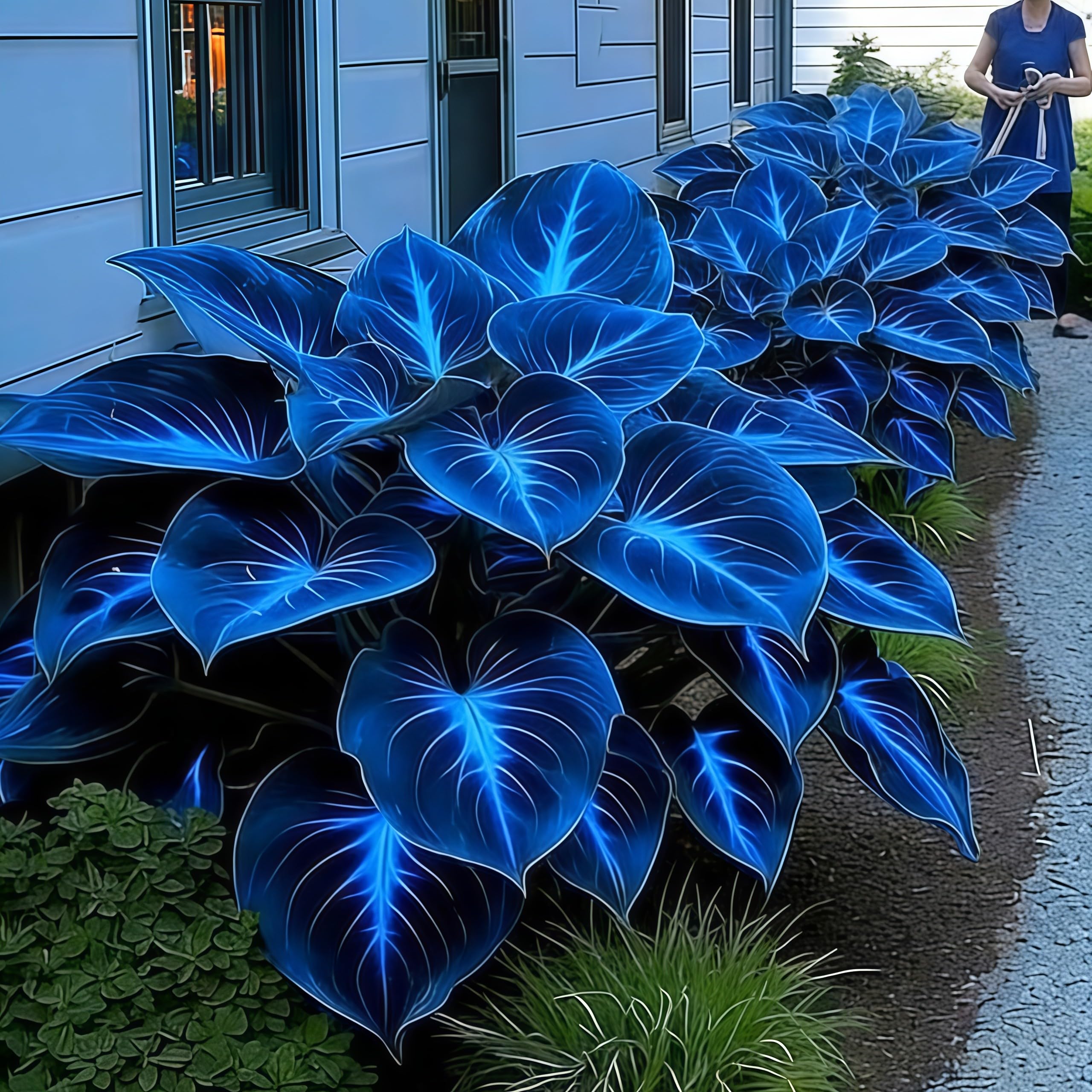 Hosta Bulbs UK,Rare and Beautiful Hosta Bulbs in Bulk,Professional Planting for Stunning Garden Displays-4 Bulbs-C