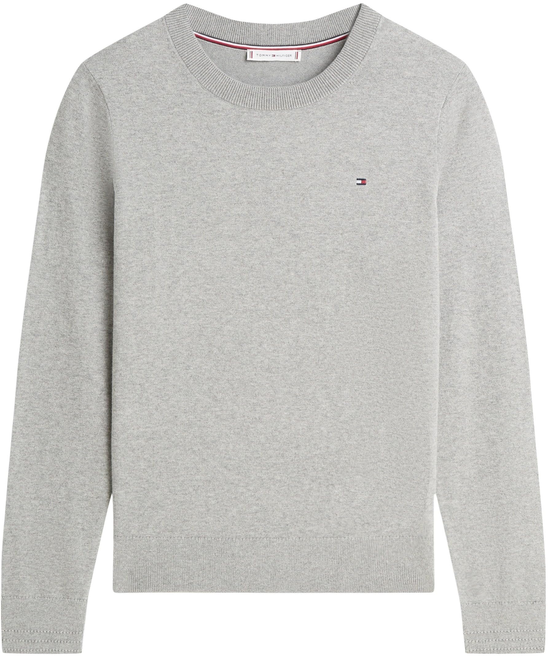 Tommy Hilfiger Donna Pullover Jersey Fine con Scollo Rotondo
