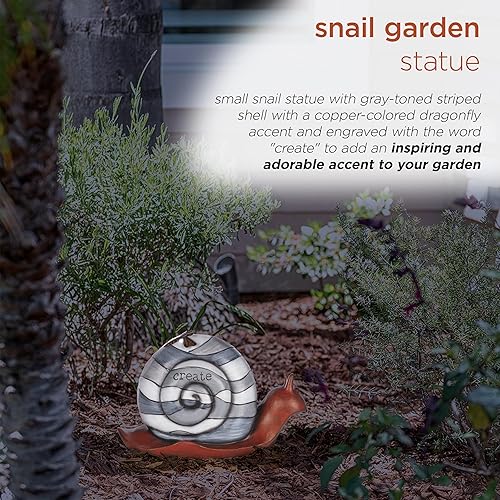 Miniatura 2 de Alpine Corporation "Crea una estatua de caracol con luz LED solar