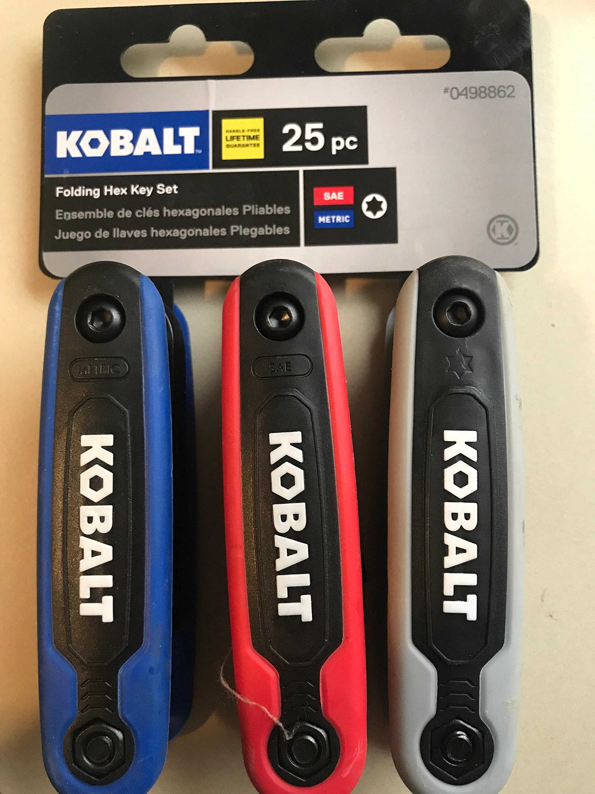Kobalt3 count 25 pc Folding Hex Key