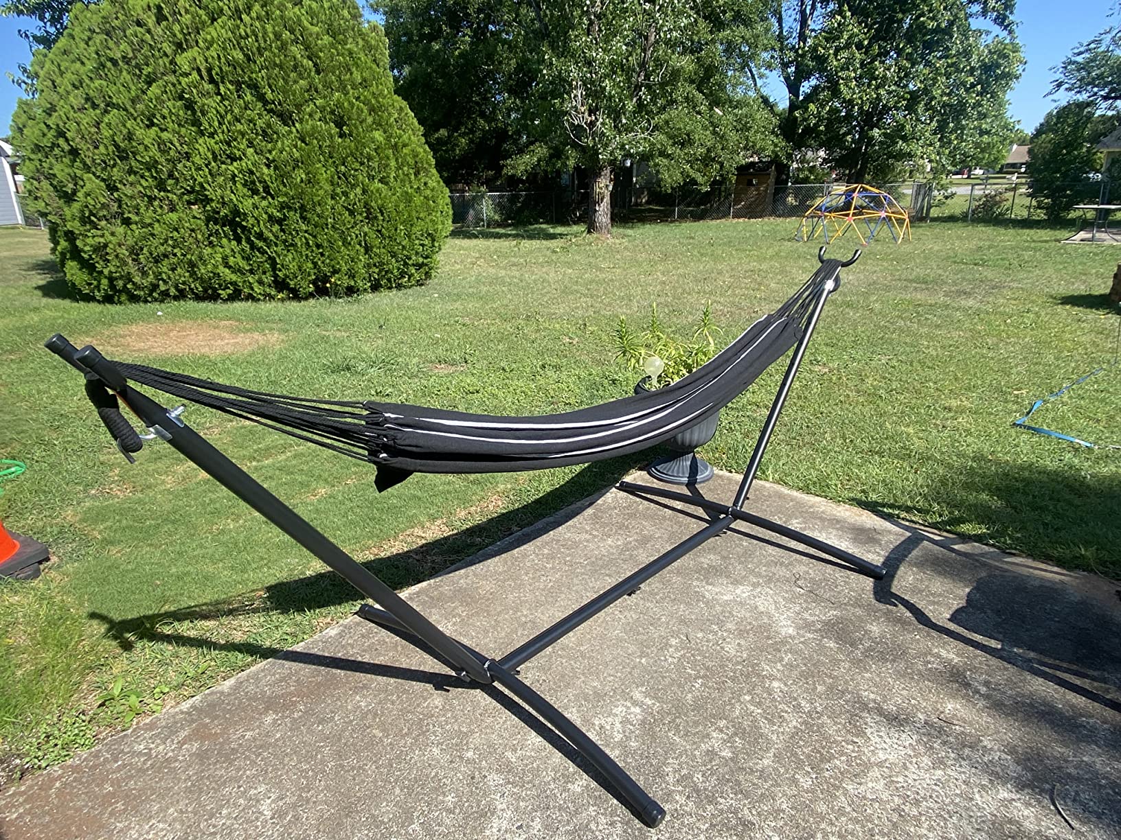 12/mo Finance Best Choice Products 2Person Double Hammock with Stand Set, Indoor Outdoor