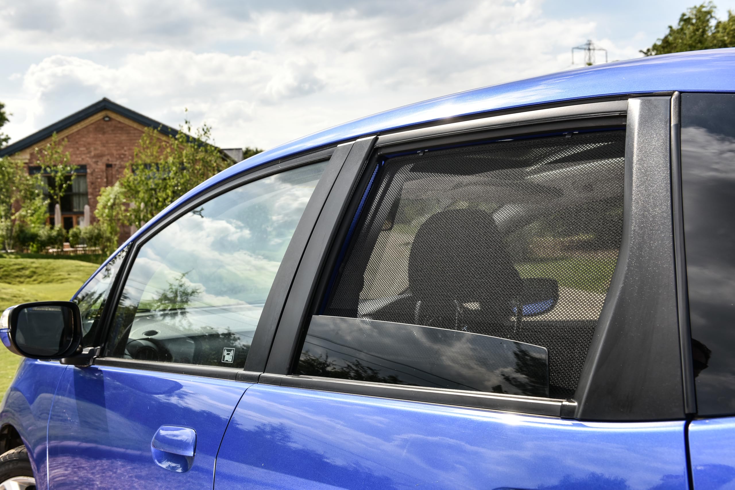 Set de Car Shades Compatible avec Honda Jazz 2008-2015 (6-pièces) Pare-Soleil sur Mesure pour Voiture