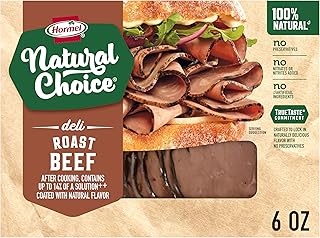 HORMEL NATURAL CHOICE Deli Roast Beef, 6 Oz.