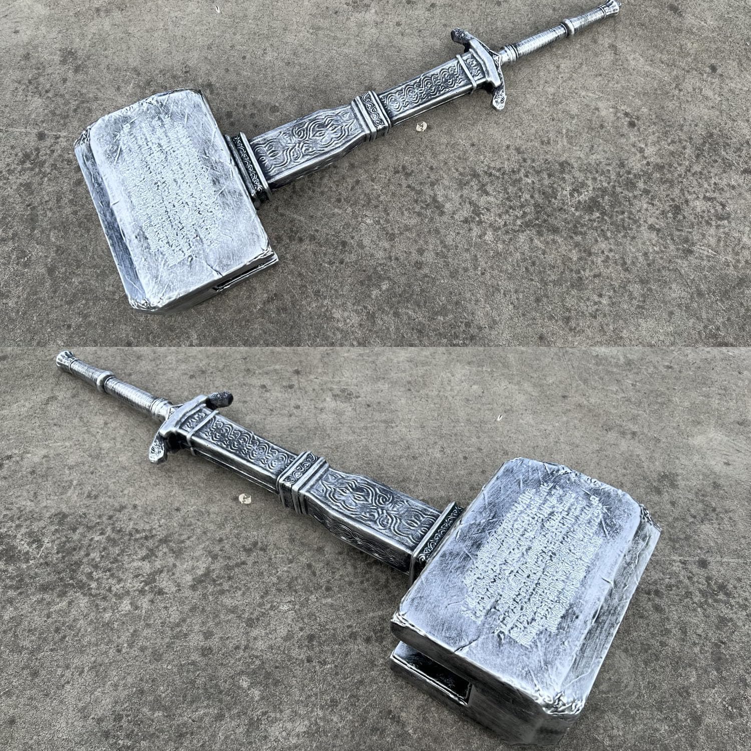 Bloodborne Church Kirkhammer Role Play Props Church Stone Hammer PVC Material, Home Decor, Collectible