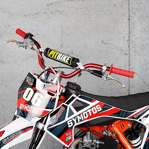 Miniatura 6 de WEIYINGSI Powersports-manillar, 28.75x7.48x3.54 pulgadas, aluminio, rojo, compatible con CRF YZF KXF KLX RMZ DRZ Dirt Bike ATV Quad