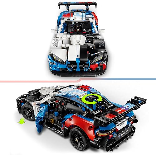 LEGO Technic Voiture de Course BMW M4 GT3 Evo - Jouet - Maquette avec Moteur V6, Direction & Portes Ouvrantes - Cadeau Gaming pour Garçon dès 11 Ans ou Ado Fan de Sport Automobile 42226 - 4