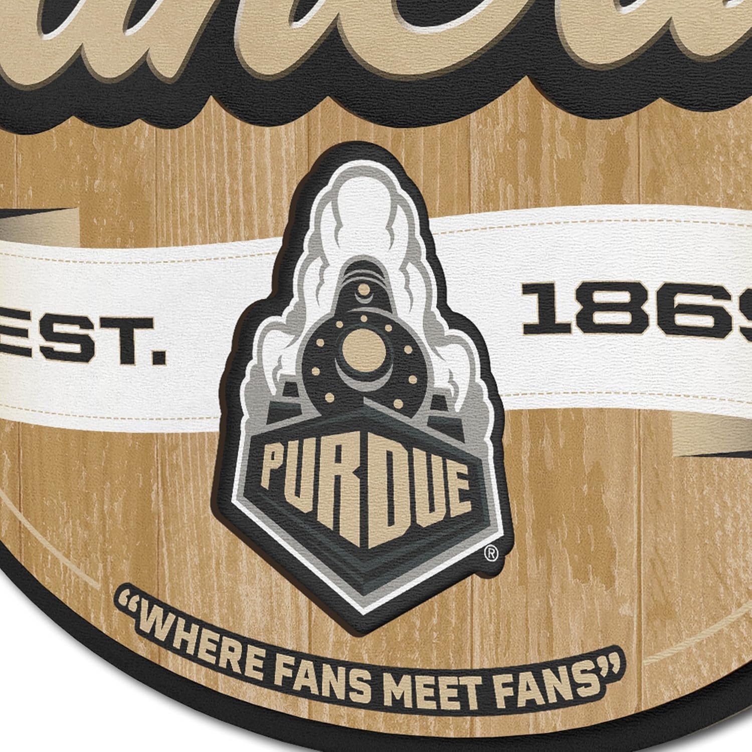 YouTheFan NCAA Officially-licensed FanCave 3D wall art - ready-to-hang, 3D multi-layered construction - floating wall mount design - Perfect fan gift