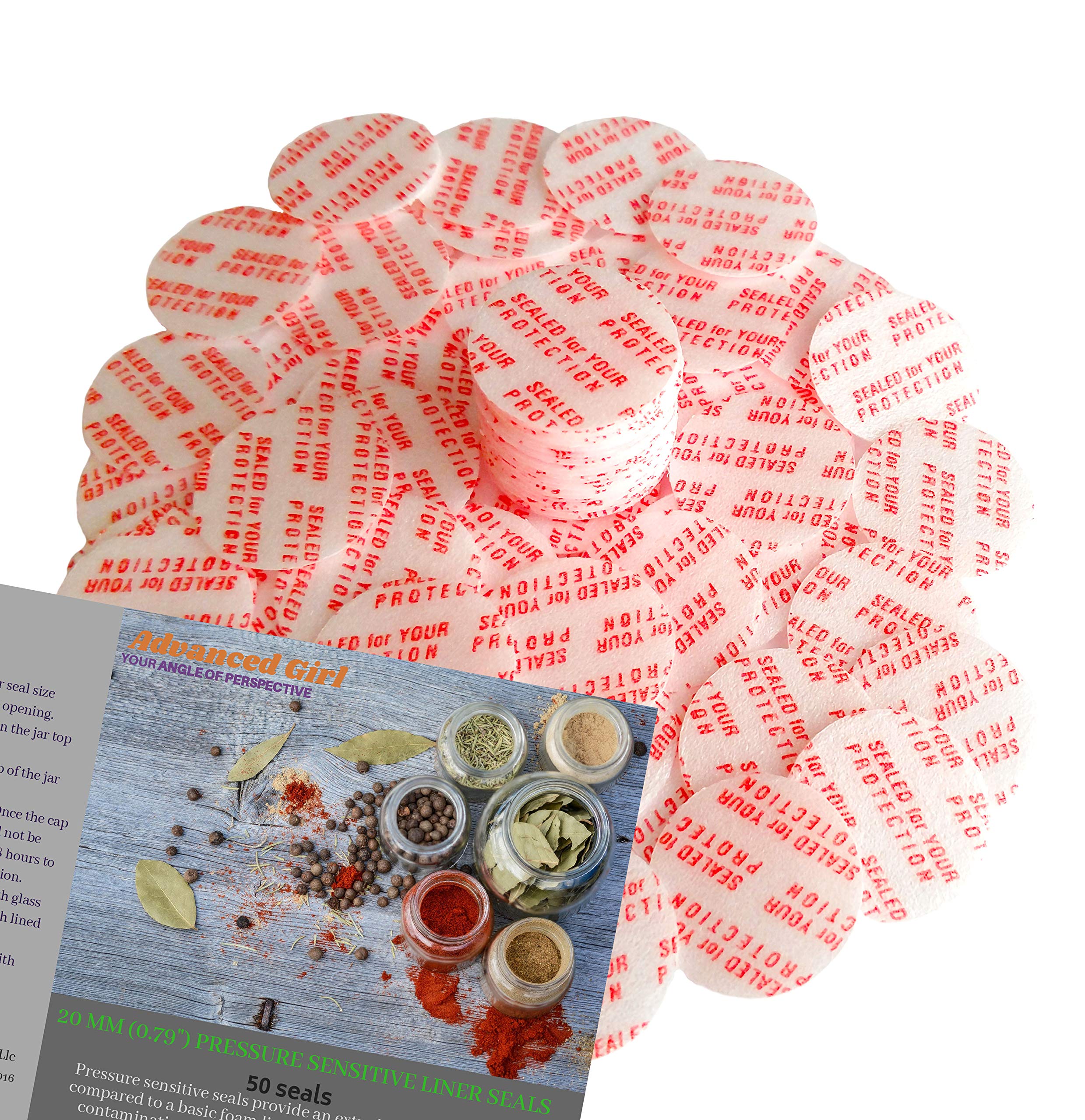 Amazon.com: Torque Activated Pressure Sensitive Seals Cap Liners
