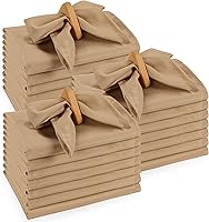 Vista 38 de Utopia Home Servilletas de tela blanca (paquete de 12, 17 x 17 pulgadas), servilletas de cena ideales para fiestas, bodas y almuerzos/cenas