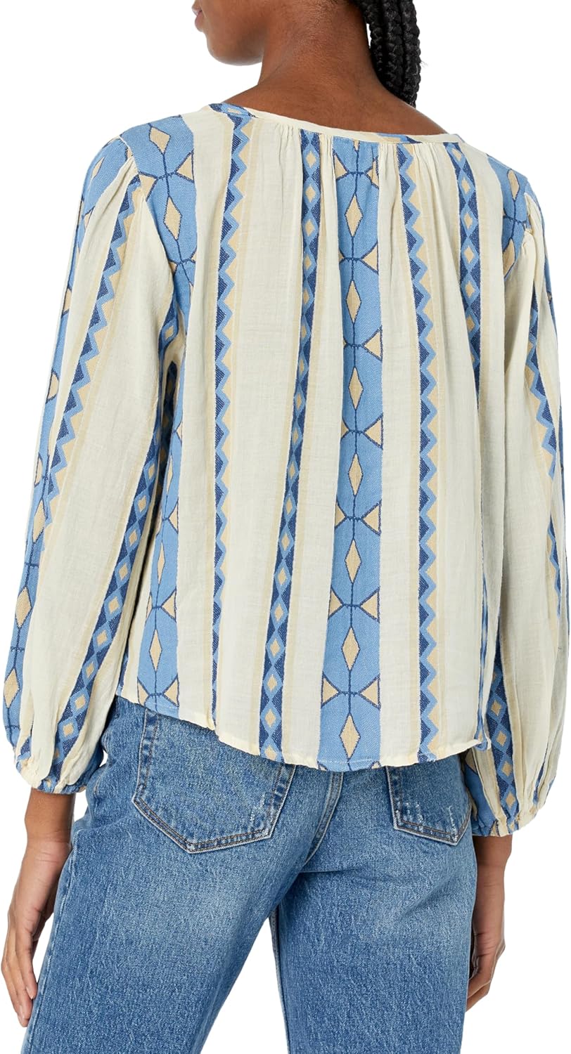 Velvet by Graham & Spencer Women's Nanni Jacquard Blouse - Image 2