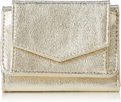 Amazon カシュカシュ チェーンショルダー付き三つ折りミニ財布 ミニ財布 結婚式 01 00 Gd Cache Cache カシュカシュ 財布