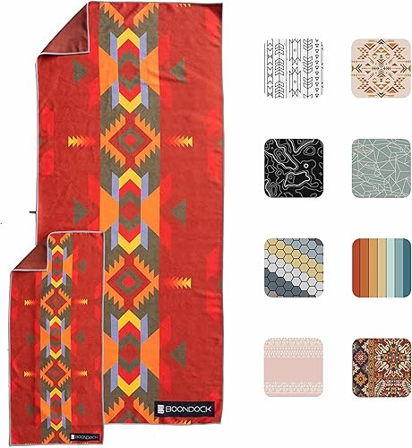 Miniatura 7 de Boondock Co  Toalla de playa y toalla de camping de secado rápido y sin arena  Perfecta para playa, yoga, gimnasio, viajes y piscina  Toalla de mano