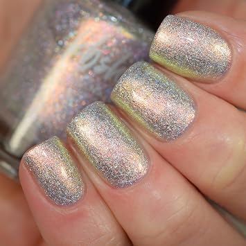 KBShimmer You Wish Holographic Shimmer Nail Polish 0.5 oz Full Sized Bottle