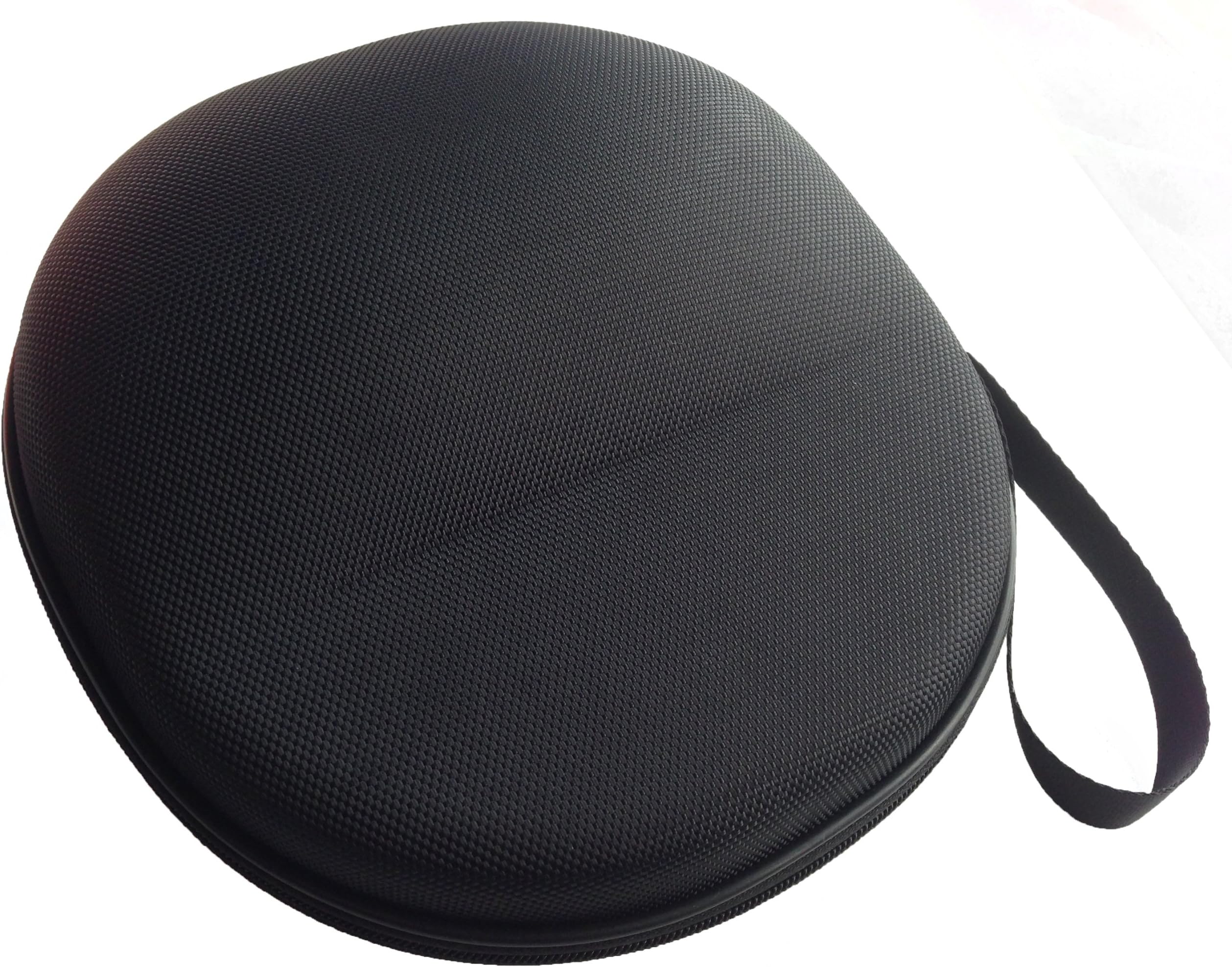 Large Hard Headphone Case | Compatible with Sony, Sennheiser, Beats & More | Black Ballistic Nylon