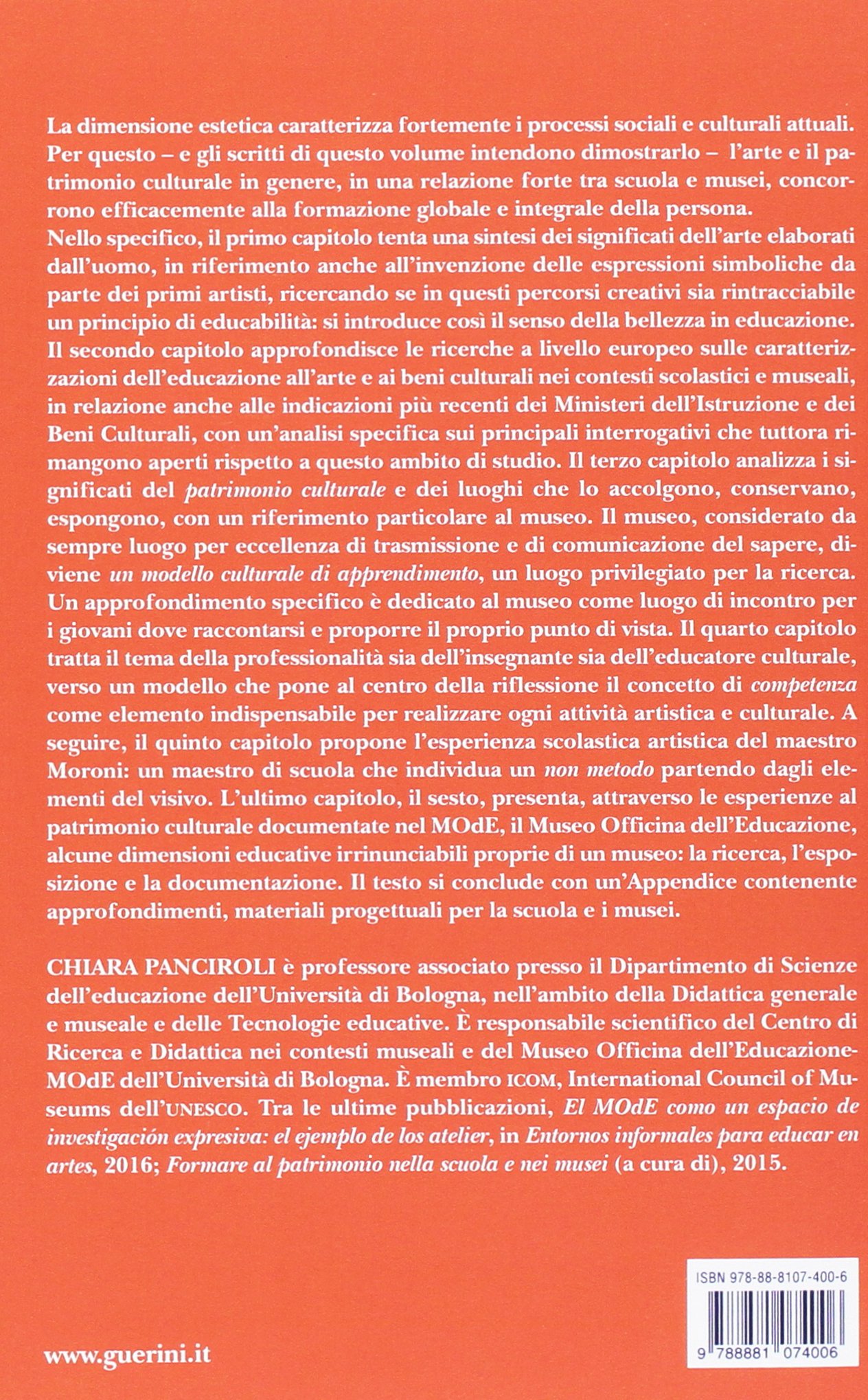 Le professionalità educative tra scuola e musei. Esperienze e metodi nell'arte
