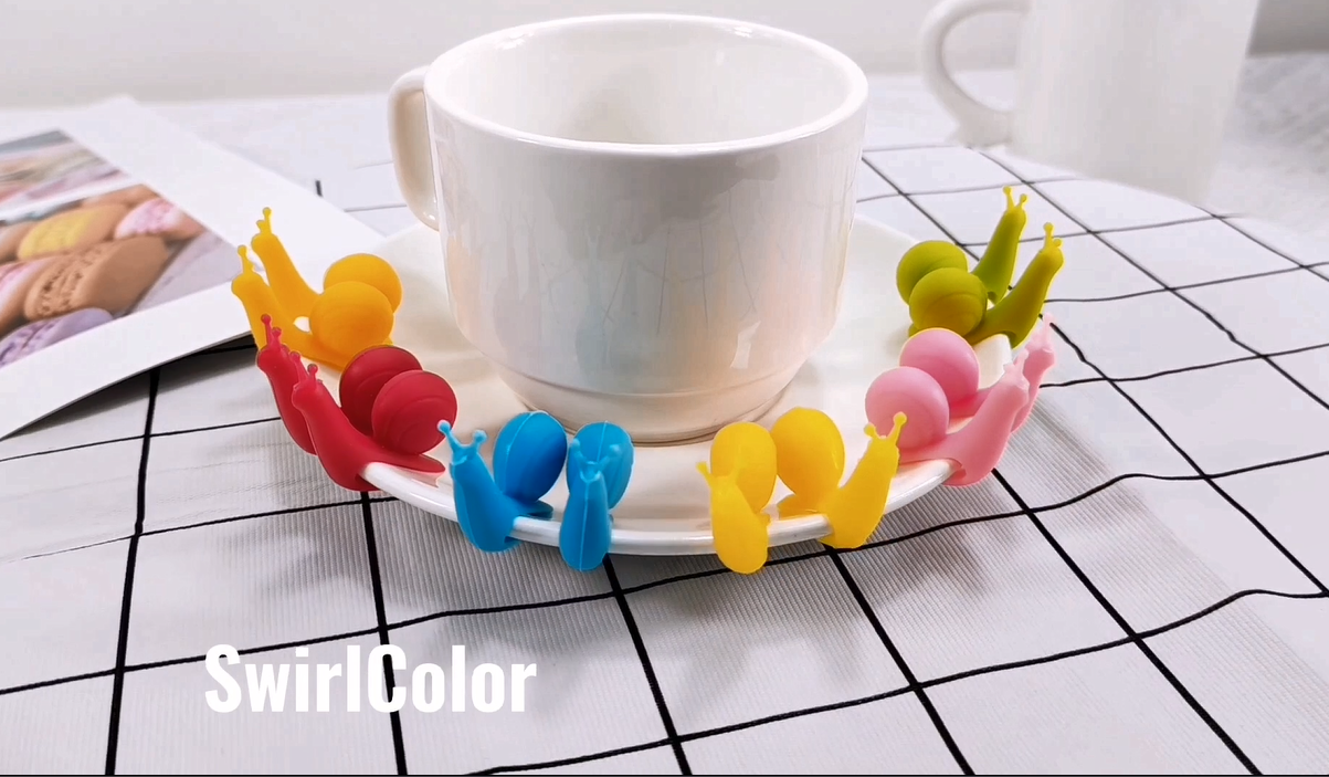 Miya® Ravissant Lot De 6 Escargots Pour Support Sachets De