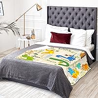 Vista 25 de Custom Name Blanket Throw Personalized Blanket for Kid with Names Customized Blanket with Name for Baby,Custom Blanket,Gift for Birthday Letter