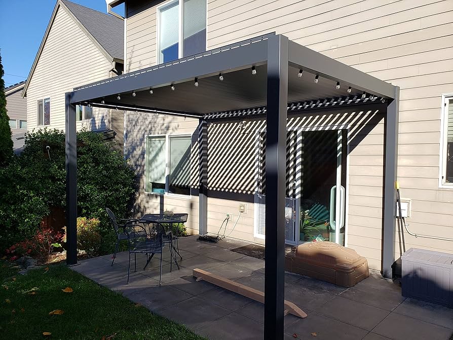 Amazon.com : Bon Pergola Bon Pergola 13' x 13' Aluminum