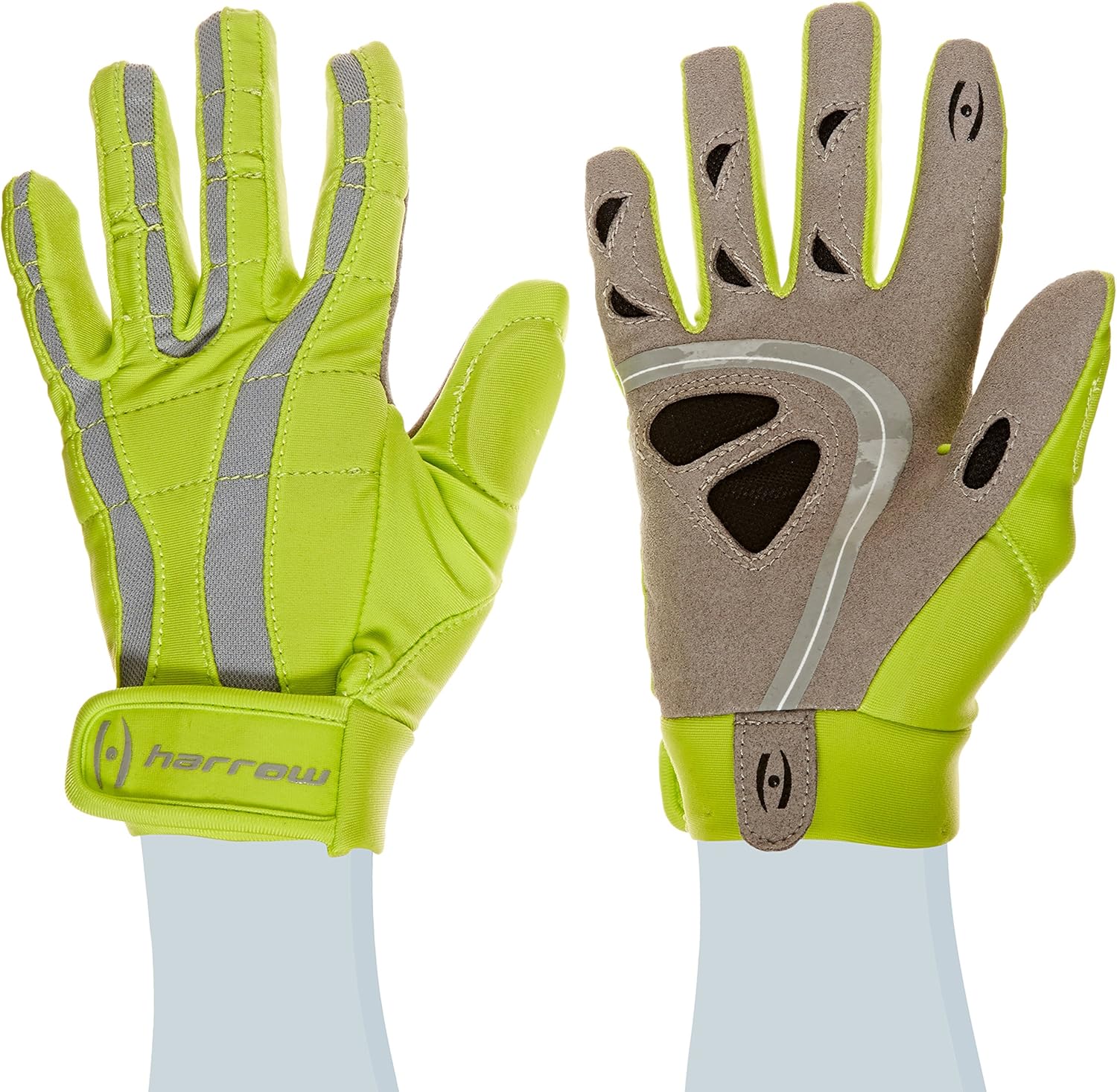 Harrow Rampart Women's Lacrosse Glove, Medium, Lime Punch