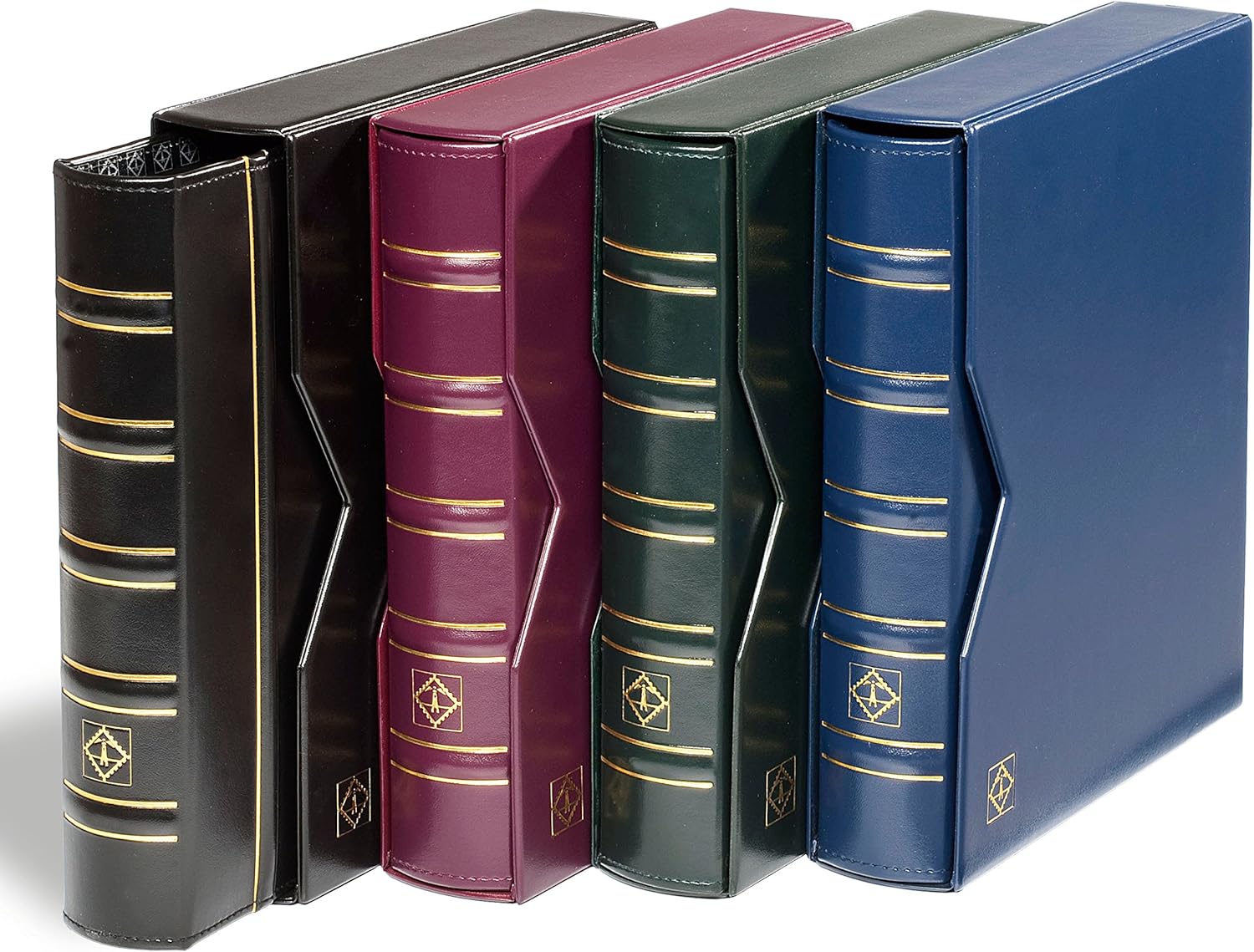 LEUCHTTURM Optima Classic 324423 Coin Album with Protective Case Black