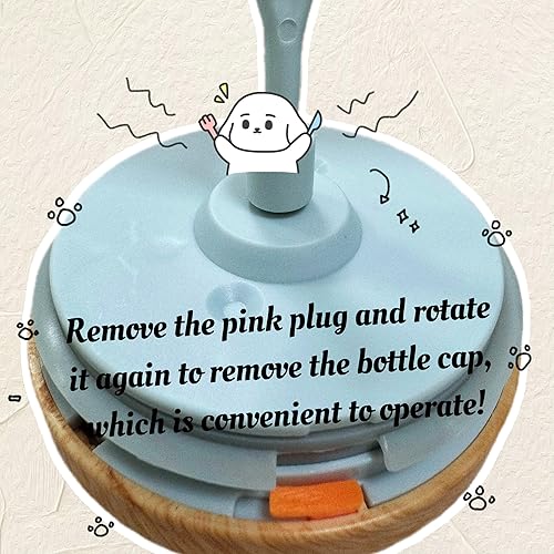 Miniatura 5 de Taza de café de mezcla eléctrica de la taza de café del uno mismo, taza de agitación de cristal ligera de alta velocidad de 13.5 fl oz para el hogar