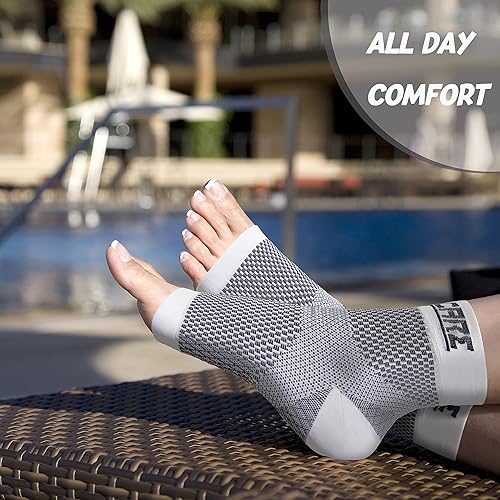 Miniatura 8 de Thoxcare Calcetines para fascitis plantar para mujeres y hombres (1 par)  La mejor manga de compresión para pies con soporte de arco para uso