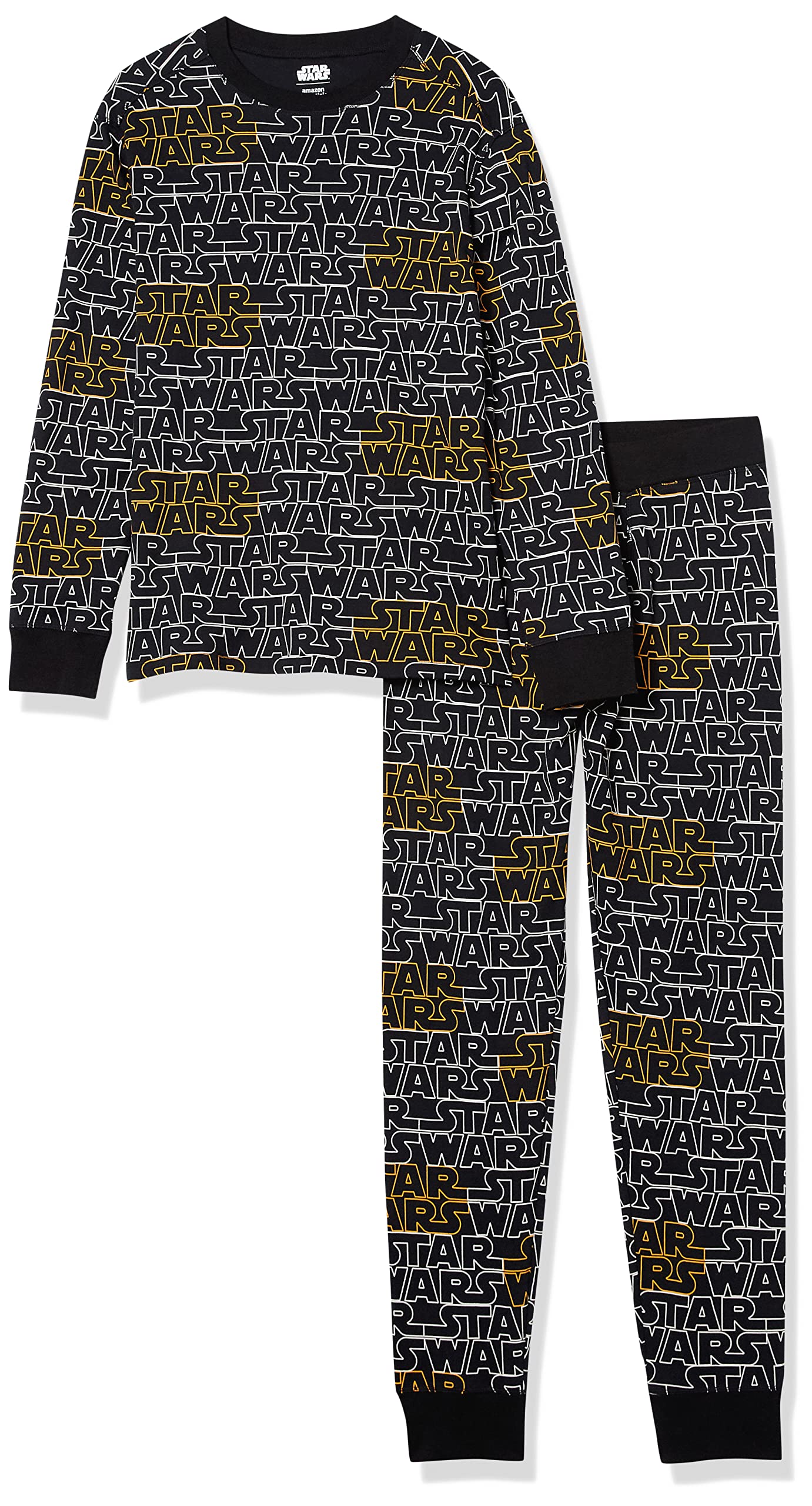 Amazon Essentials Disney | Marvel | Star Wars Pigiama in Cotone Aderente Uomo