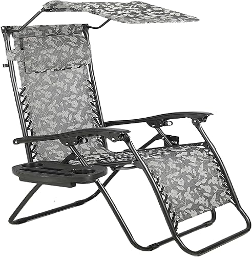 Miniatura 3 de BTEXPERT Juego de 2, sillas de salón ajustables de malla de acero de gravedad cero para exteriores, patio, reclinable, playa, patio, jardín con