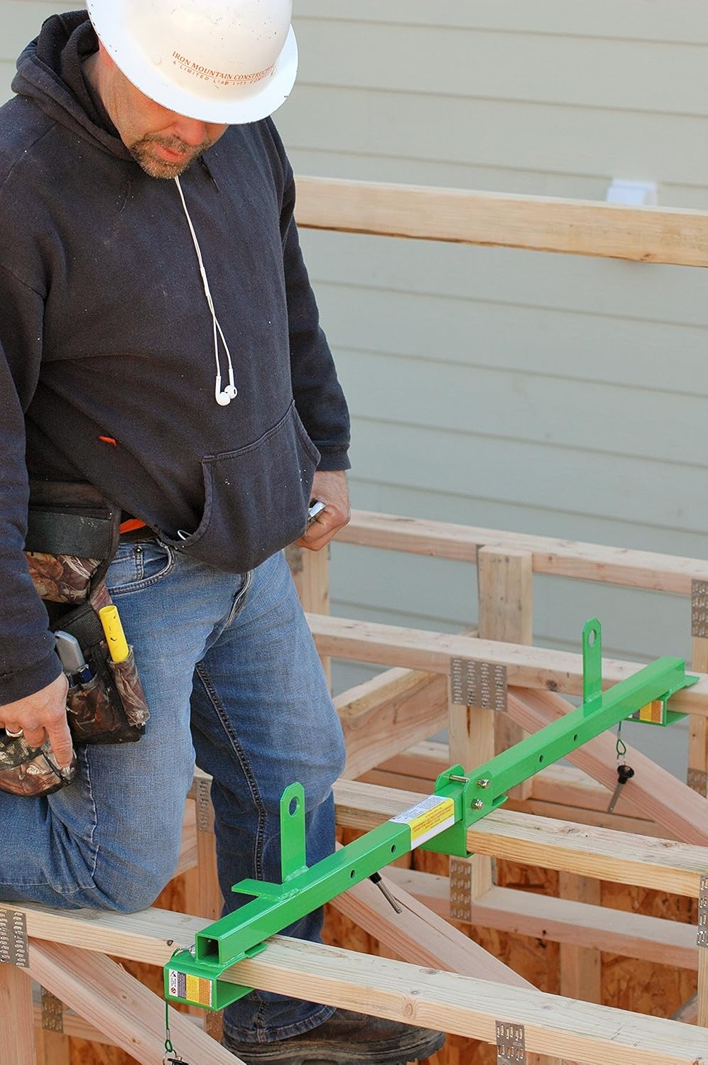 1017-A Super Anchor Safety Floor Joist Safety Bar, 2 x 4"