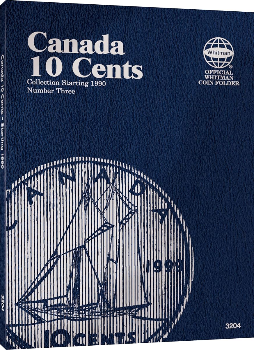 Canadian 10 Cents: Collection Starting 1990 Number Three (Official Whitman Coin Folder)