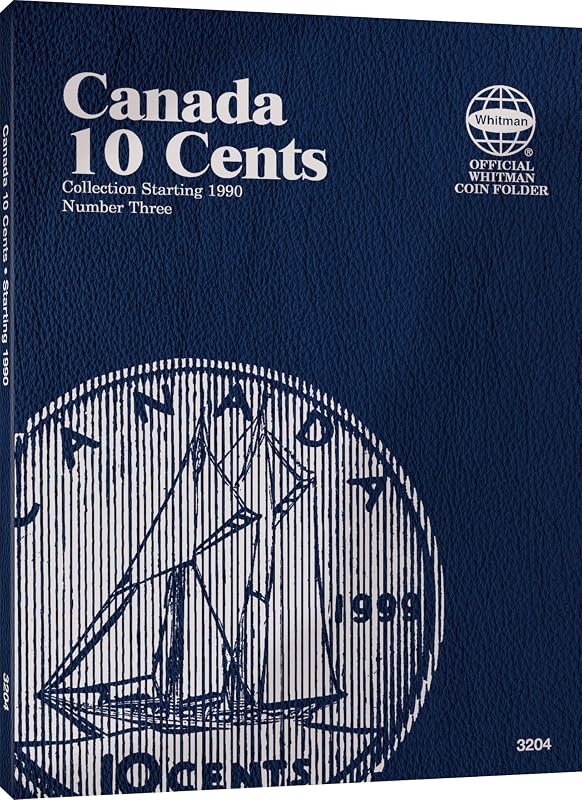 Canadian 10 Cents: Collection Starting 1990 Number Three (Official Whitman Coin Folder)