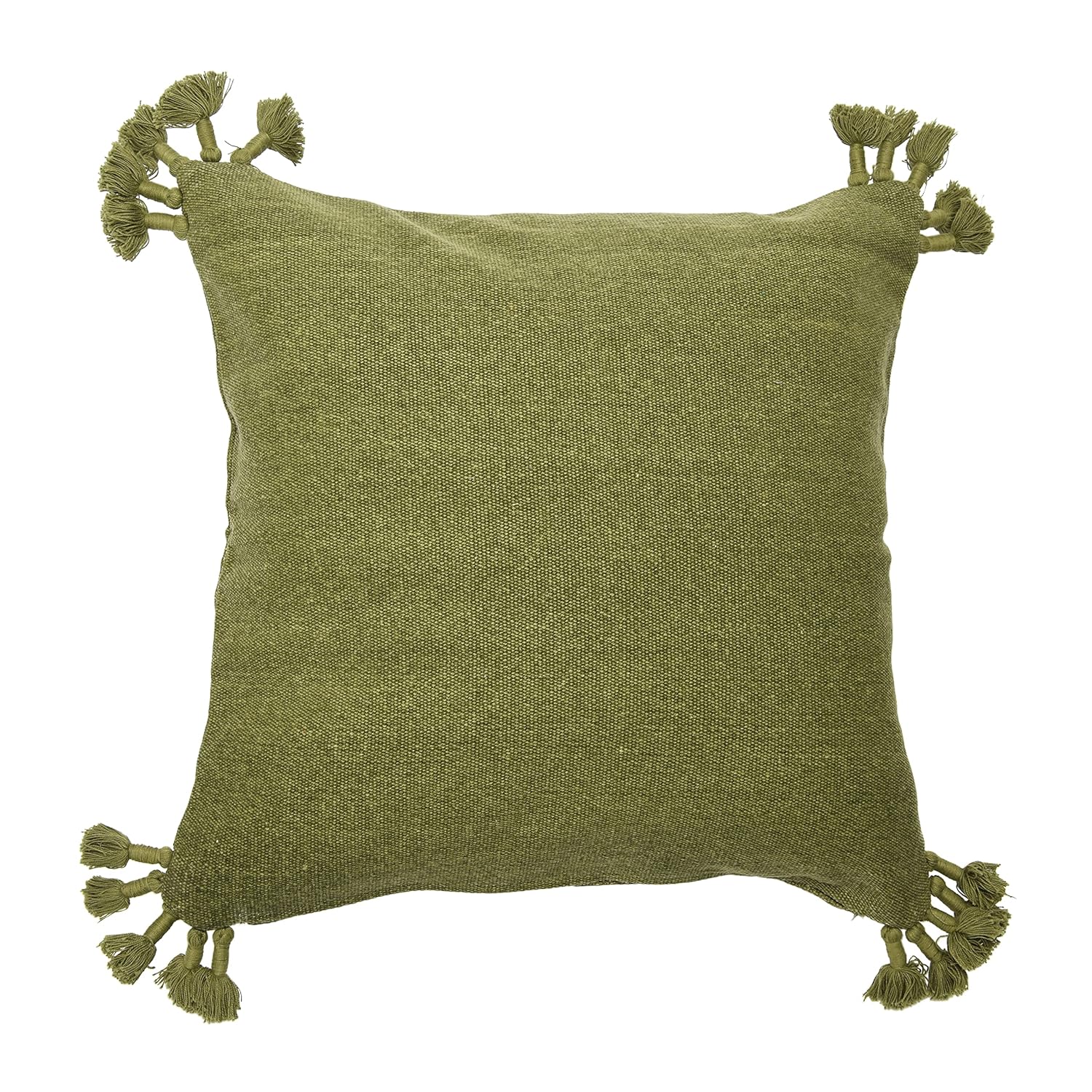 20 Square Canvas Pillow Cover with Tassels