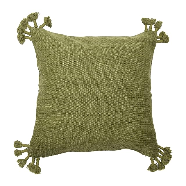 20 Square Canvas Pillow Cover with Tassels