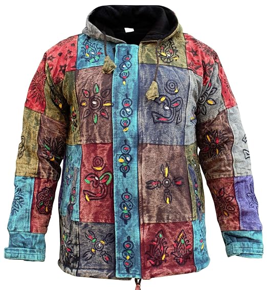 Patchwork Hippie Fleece Lined 