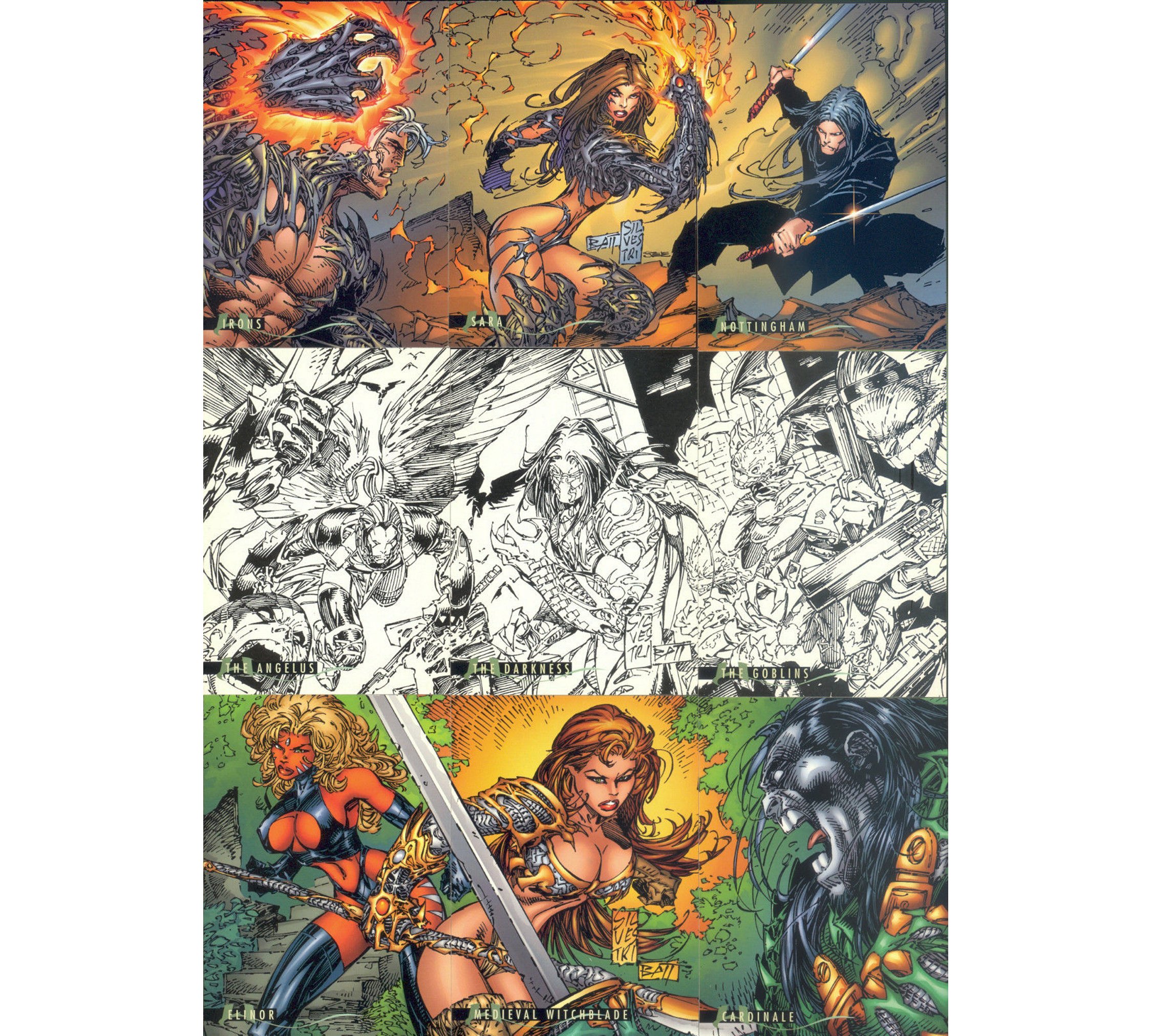 Amazon.com: Witchblade 1996 Complete Base Set of 90 Cards by Top 