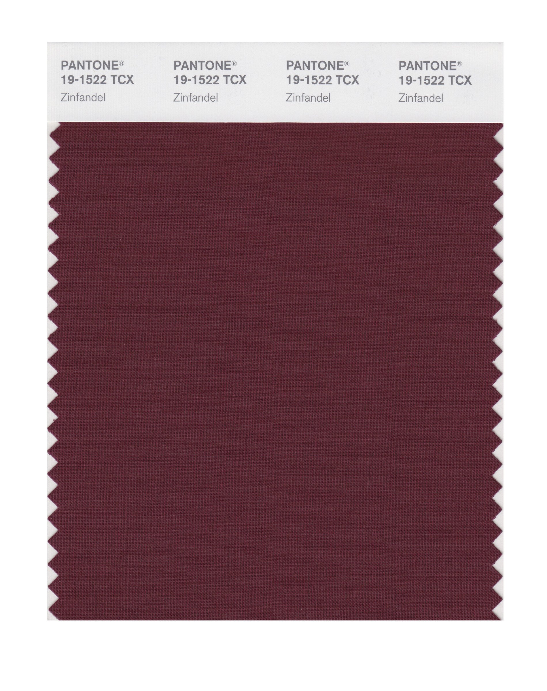 PANTONE SMART 19-1522X Color Swatch Card, Zinfandel - House Paint